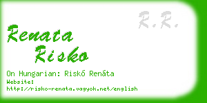 renata risko business card
